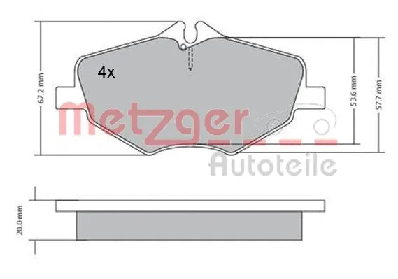 Brake Pad Set, disc brake