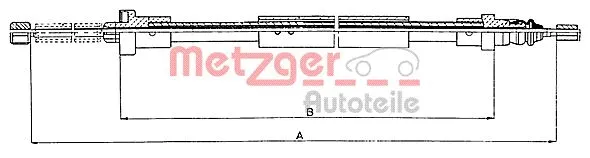 Cable Pull, parking brake (10.6011)