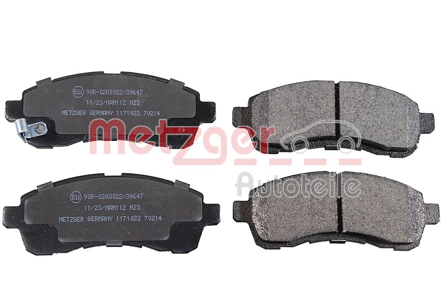 Brake Pad Set, disc brake (1171022)