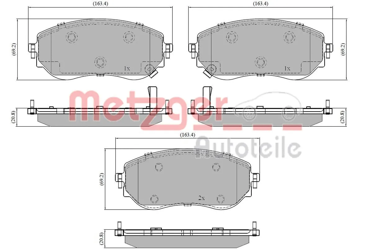 Brake Pad Set, disc brake