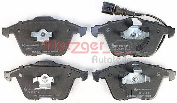 Brake Pad Set, disc brake (1170263)