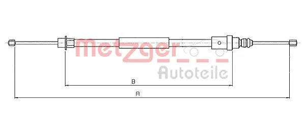 Cable Pull, parking brake (10.6215)