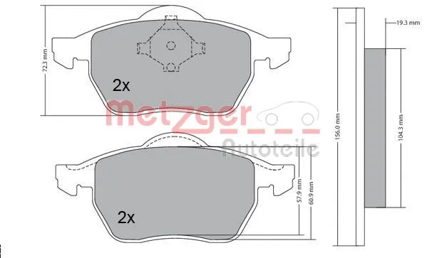Brake Pad Set, disc brake