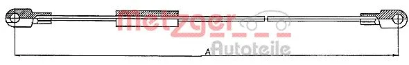 Cable Pull, parking brake (10.812)