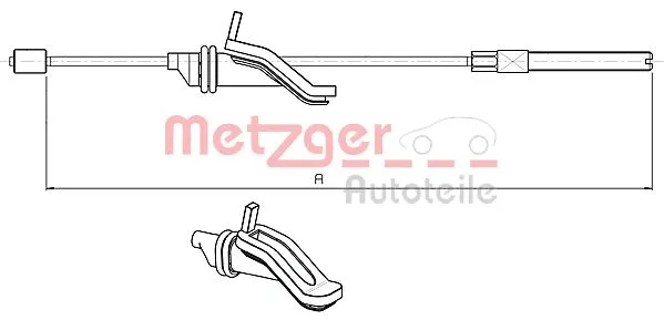 Cable Pull, parking brake (10.5369)