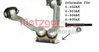 Mounting and Bolting Kit, control/trailing arm