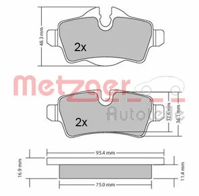 Brake Pad Set, disc brake