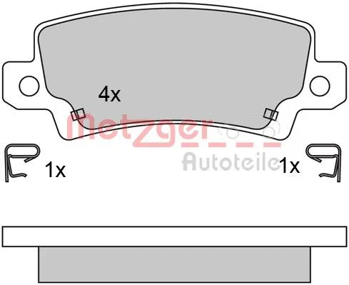 Brake Pad Set, disc brake