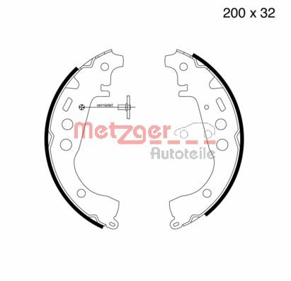 Brake Shoe Set (MG 723)