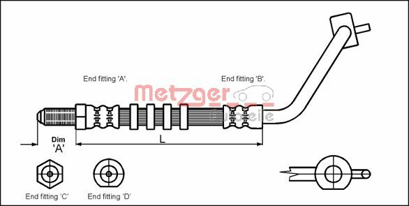 Brake Hose (4114676)
