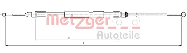 Cable Pull, parking brake (10.4267)