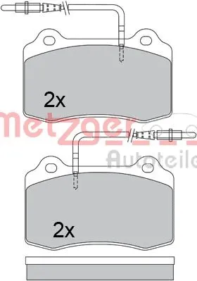 Brake Pad Set, disc brake (1170399)