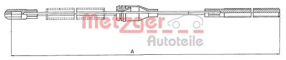 Cable Pull, parking brake (11.5752)
