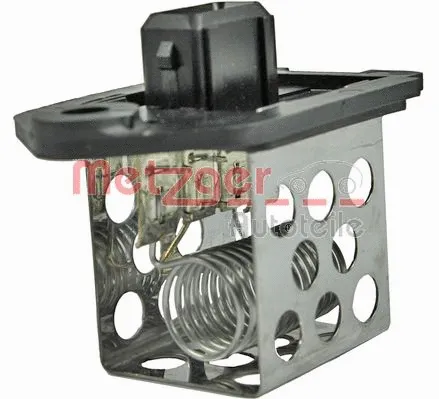 Series resistor, electric motor (radiator fan)