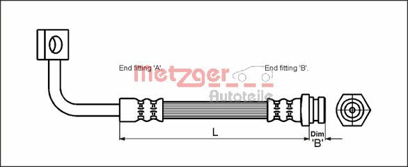 Brake Hose (4111020)