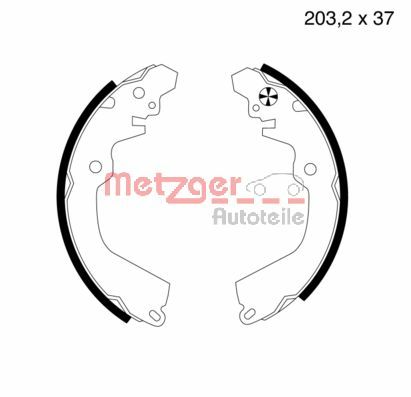 Brake Shoe Set (MG 569)