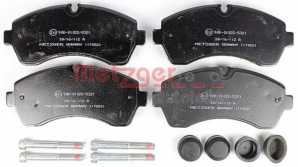 Brake Pad Set, disc brake (1170521)