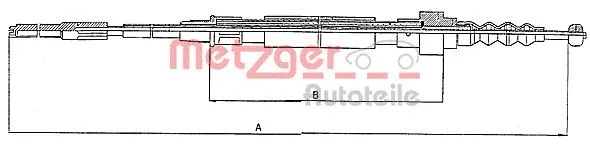 Cable Pull, parking brake (10.7403)