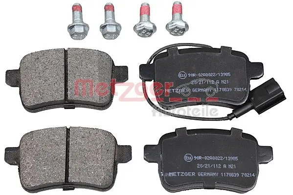 Brake Pad Set, disc brake (1170839)