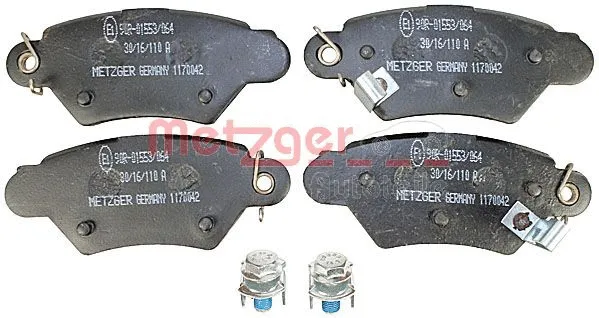 Brake Pad Set, disc brake (1170042)