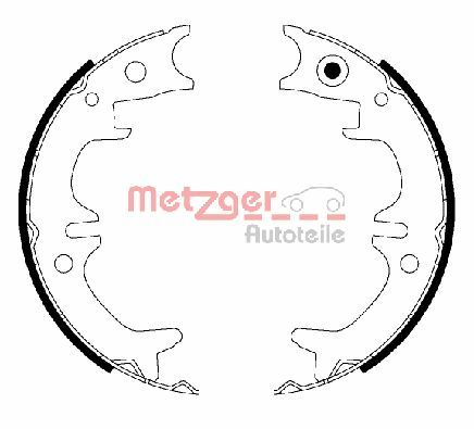 Brake Shoe Set, parking brake (MG 220)