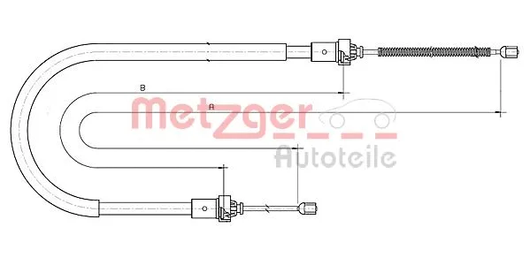 Cable Pull, parking brake (10.6890)