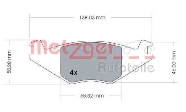 Brake Pad Set, disc brake