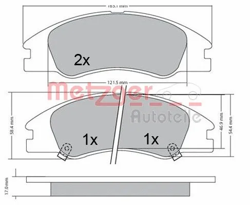 Brake Pad Set, disc brake