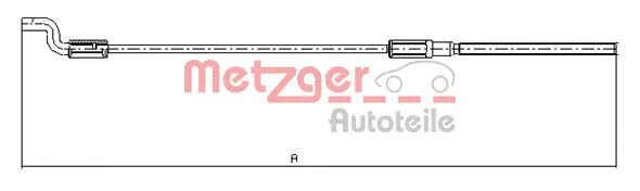 Cable Pull, parking brake (10.7621)