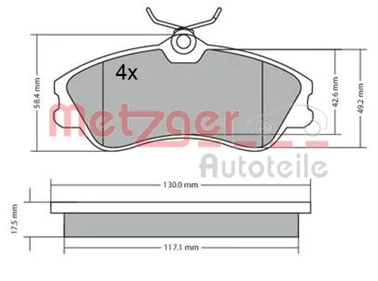 Brake Pad Set, disc brake