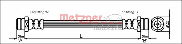 Brake Hose (4112258)