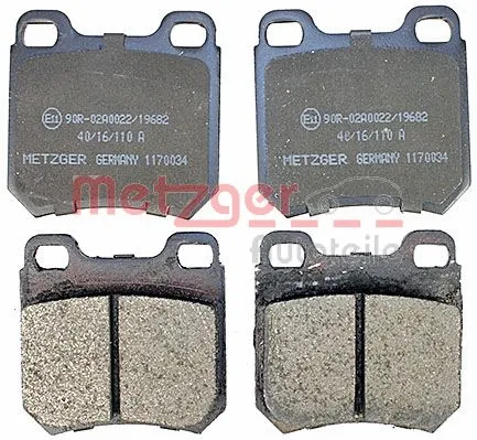 Brake Pad Set, disc brake (1170034)