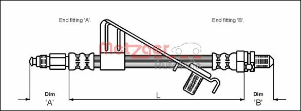 Brake Hose (4112527)