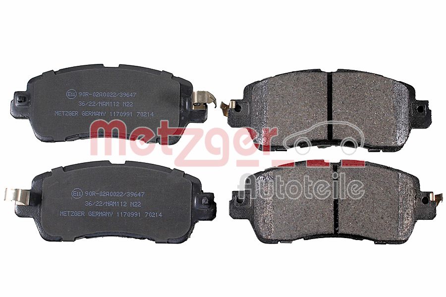 Brake Pad Set, disc brake (1170991)