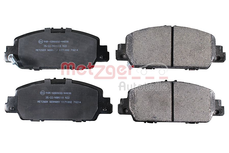 Brake Pad Set, disc brake (1171002)