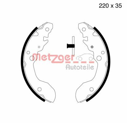 Brake Shoe Set (MG 668)