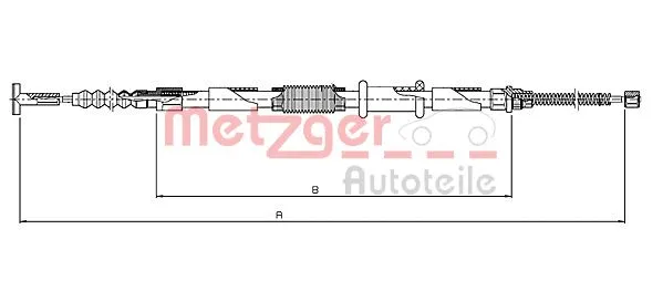 Cable Pull, parking brake (461.11)
