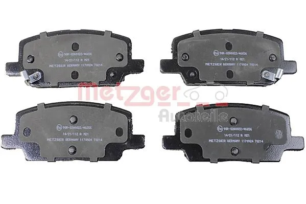 Brake Pad Set, disc brake (1170924)