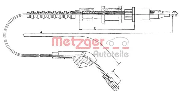 Cable Pull, parking brake (11.5943)