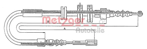 Cable Pull, parking brake (10.4091)