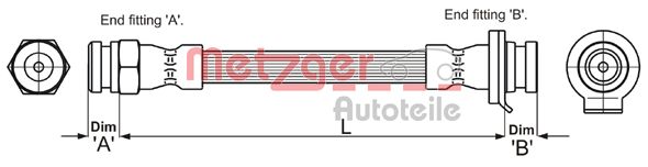 Brake Hose (4118509)