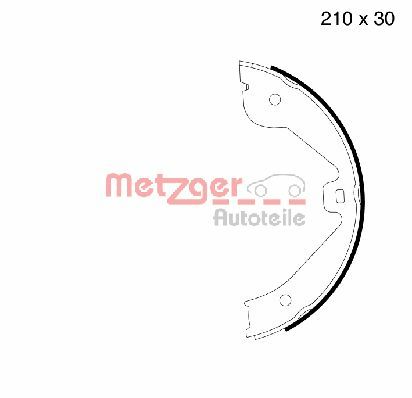 Brake Shoe Set, parking brake (MG 790)