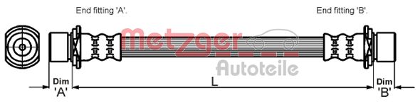 Brake Hose (4110023)