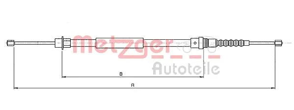 Cable Pull, parking brake (10.6217)