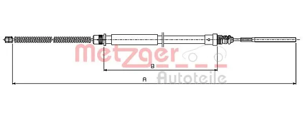 Cable Pull, parking brake (491.5)