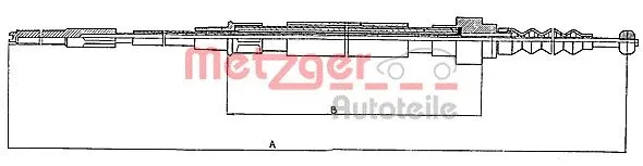 Cable Pull, parking brake (10.742)