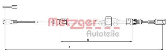 Cable Pull, parking brake (10.9882)