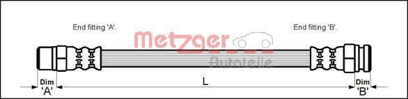 Brake Hose (4112520)