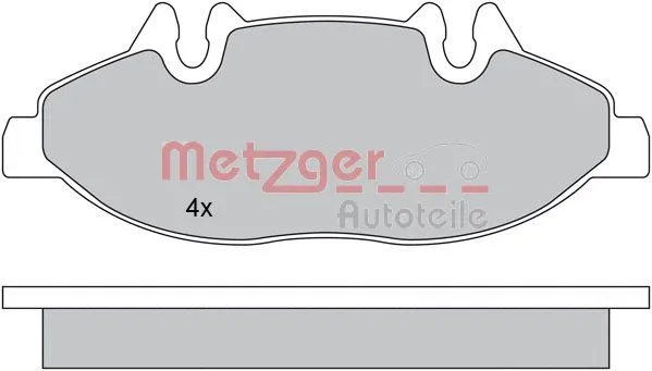 Brake Pad Set, disc brake (1170145)