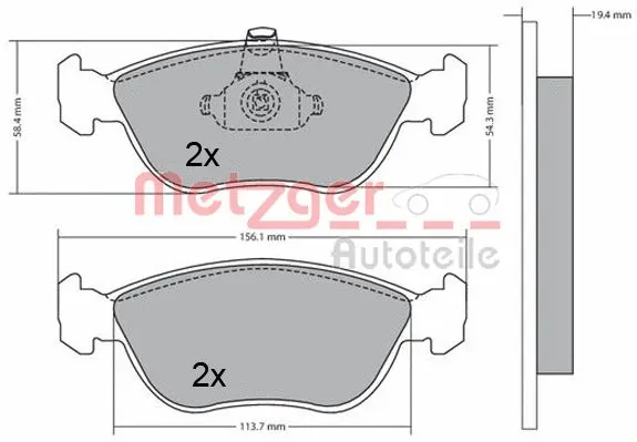 Brake Pad Set, disc brake